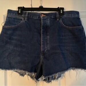 Wrangler Dark Blue Jean Shorts